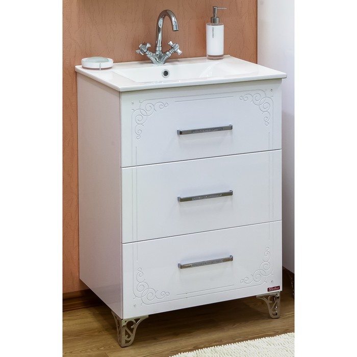 Тумба Венеция 60 с раковиной Quadro 60