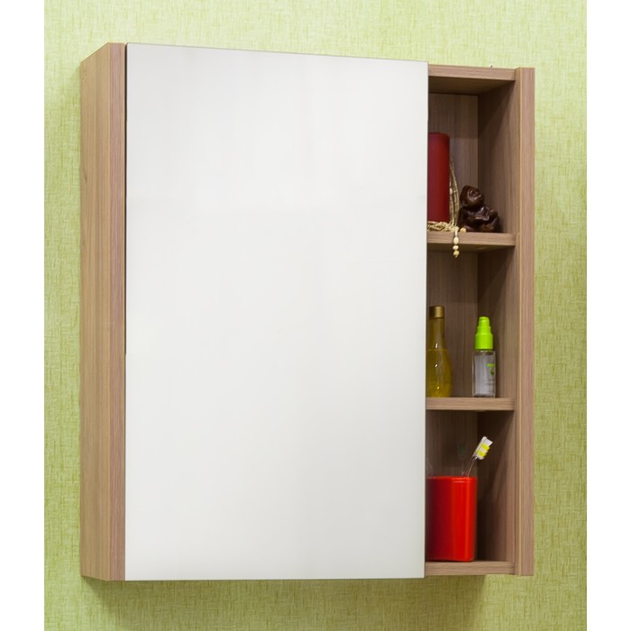 Шкаф-зеркало Мехико 70 швейцарский вяз, левый