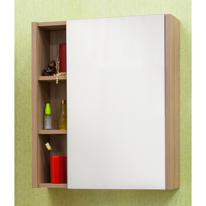 Шкаф-зеркало Мехико 70 швейцарский вяз, правый