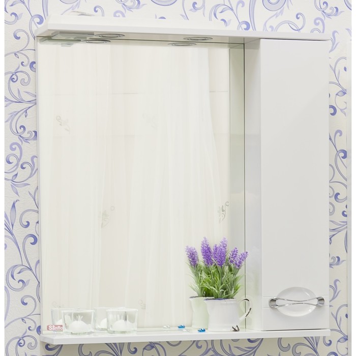 Шкаф-зеркало Палермо 65, правый