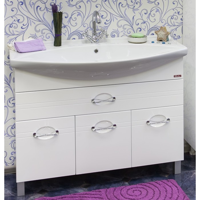 Тумба Палермо 105 с раковиной Лагуна 105