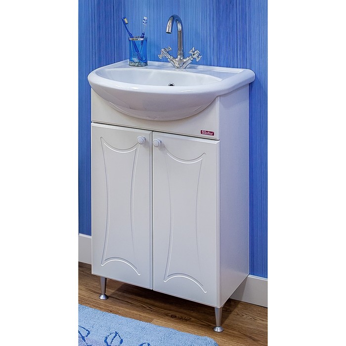 Тумба Карина 55 с раковиной Уют 55