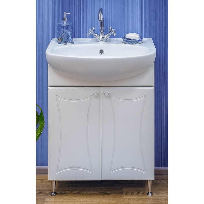 Тумба Карина 60 с раковиной Уют 60