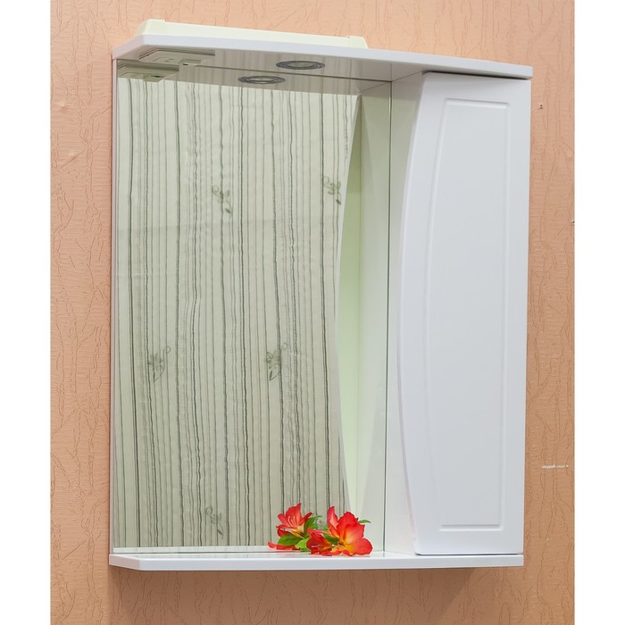 Шкаф-зеркало Муза 65, правый