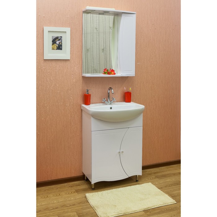 Шкаф-зеркало Муза 65, правый