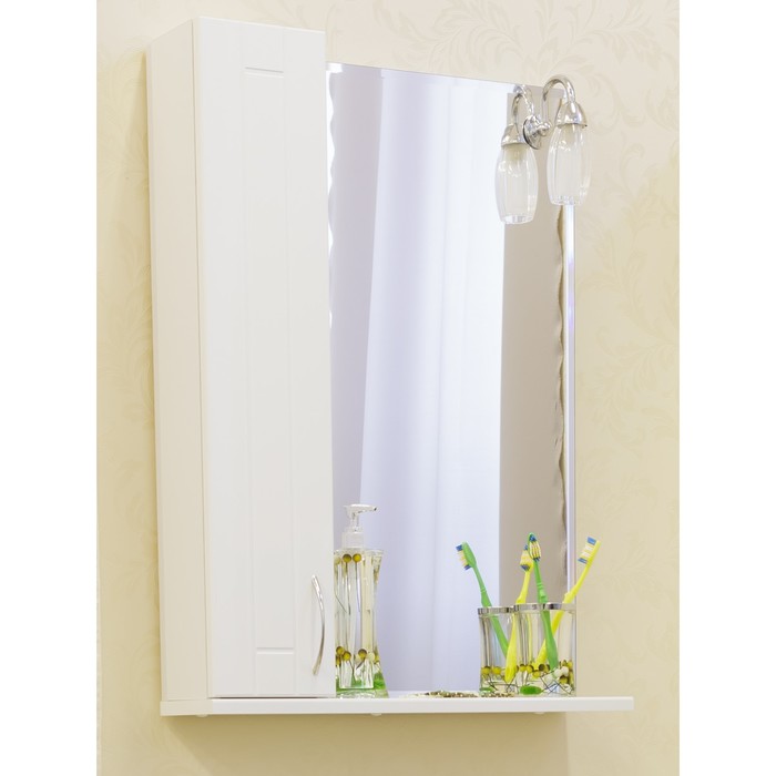 Шкаф-зеркало Николь 55, левый