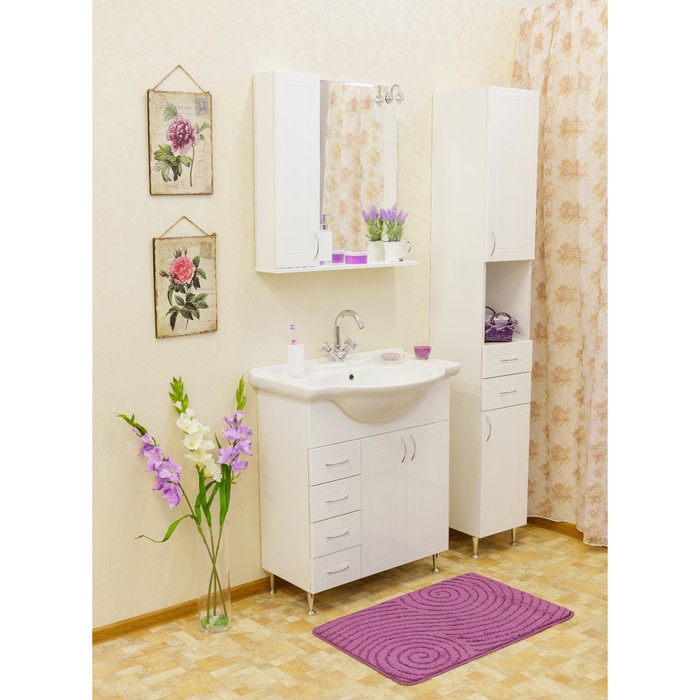 Шкаф-зеркало Николь 75, правый