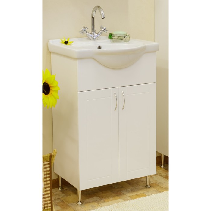 Тумба Николь 55 с раковиной Уют 55