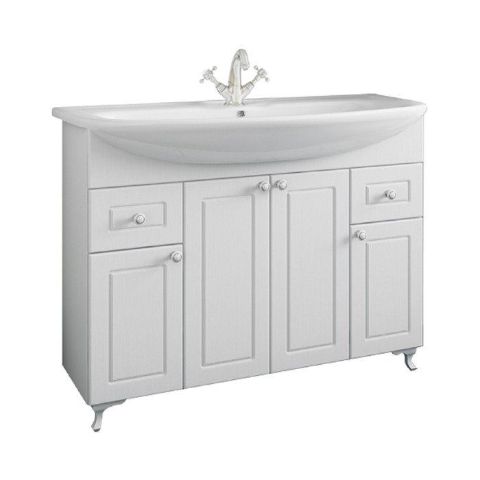 Тумба Софи 100 с раковиной Элеганс 105