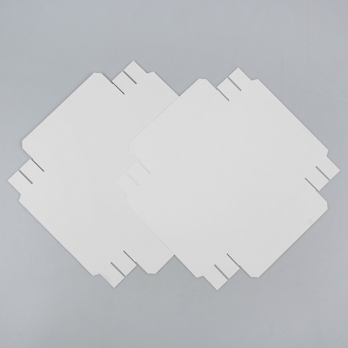 Коробочка белая 19 х 19 х 3 см