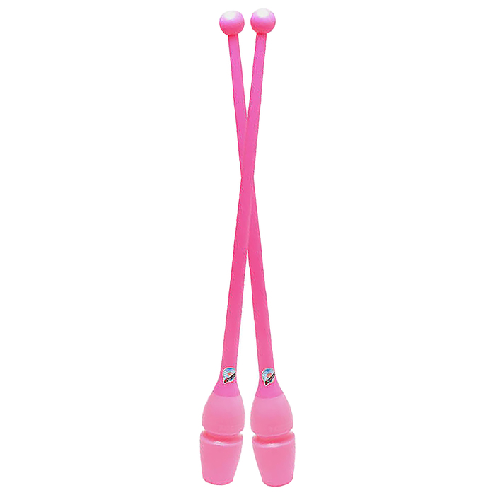 Булавы гимнастические сборные PASTORELLI MASHA, FIG, 45,2 cм Розовый флуоресцентный