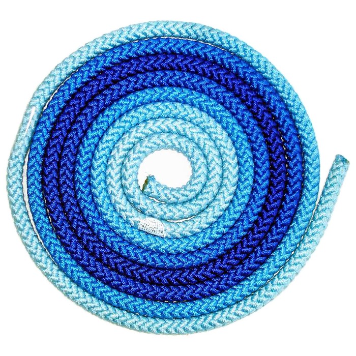 Скакалка гимнастическая PASTORELLI МНОГОЦВЕТНАЯ Patrasso, FIG Синий "электрик"-Голубой