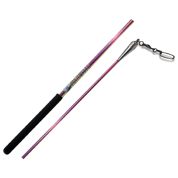 Палочка гимнастическая PASTORELLI FIG с грифом 59,5 см in carbonio ROTATOR rosa-violet/розовый