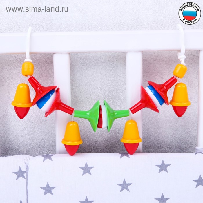 Растяжка на коляску/кроватку «Льдинка», цвет МИКС