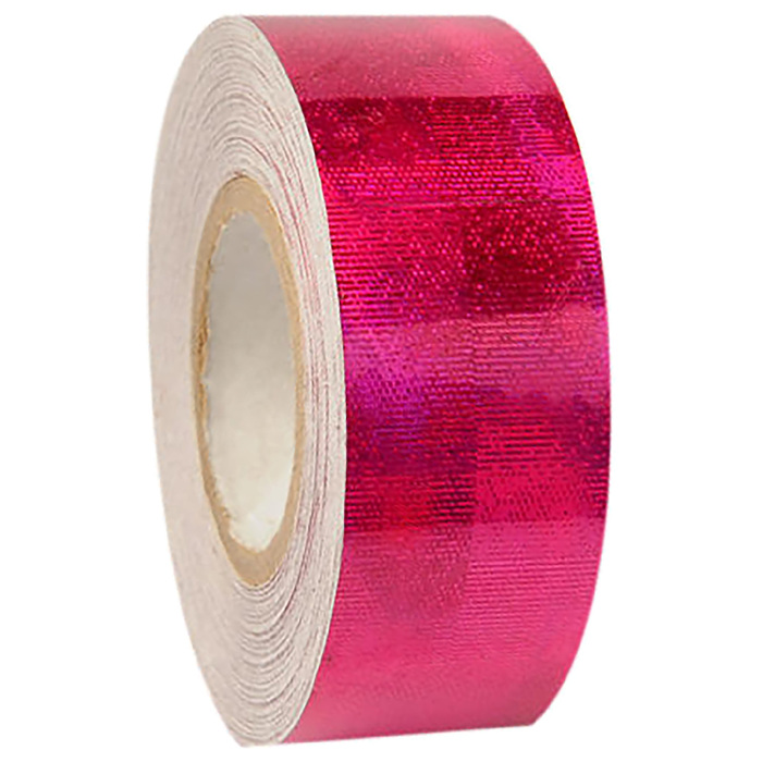 Обмотка для гимнастических булав и обручей GALAXY металлик, цвет земляничный