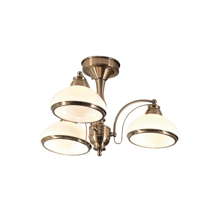 Люстра "Мартин" 3x75Вт E27 бронза 38x38x25см