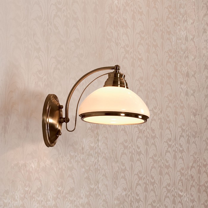 Бра "Грета" 1x75Вт E27 бронза 22,4x23,2x22см