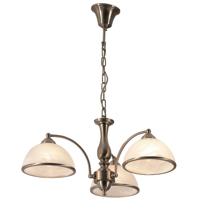 Люстра "Молли" 3x75Вт E27 бронза 34x30x30,5см