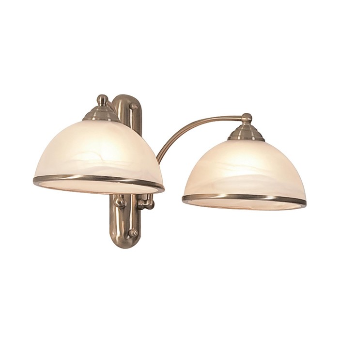 Бра "Молли" 2x75Вт E27 бронза 29x25x27см