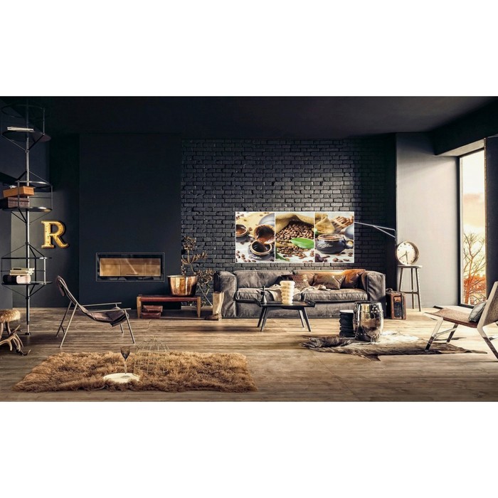 Фотообои К-160 "Кофе" (4 листа), 210*100 см