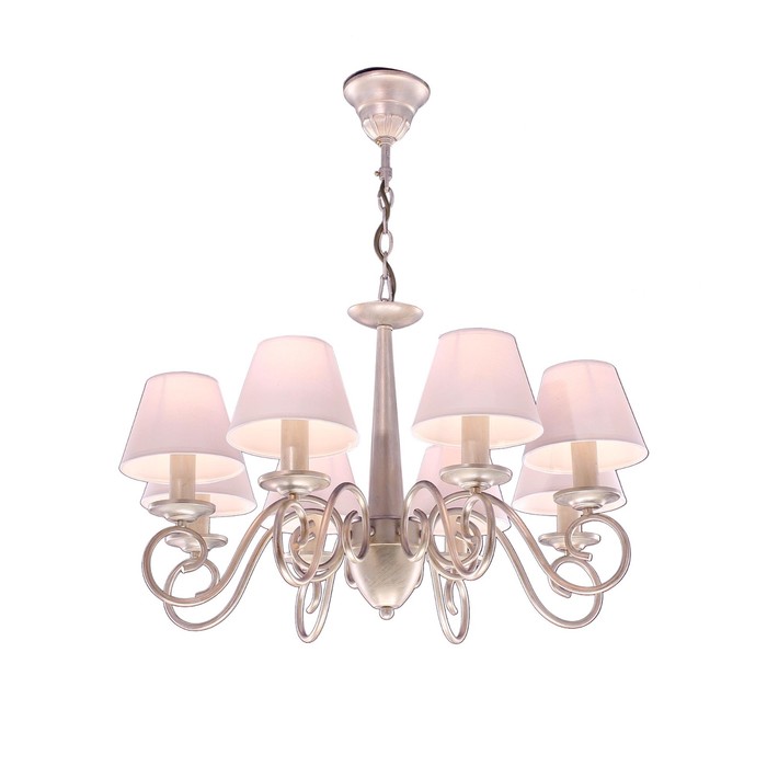 Люстра "Ровена" 8x60Вт E14 латунь 63x64x25,5см