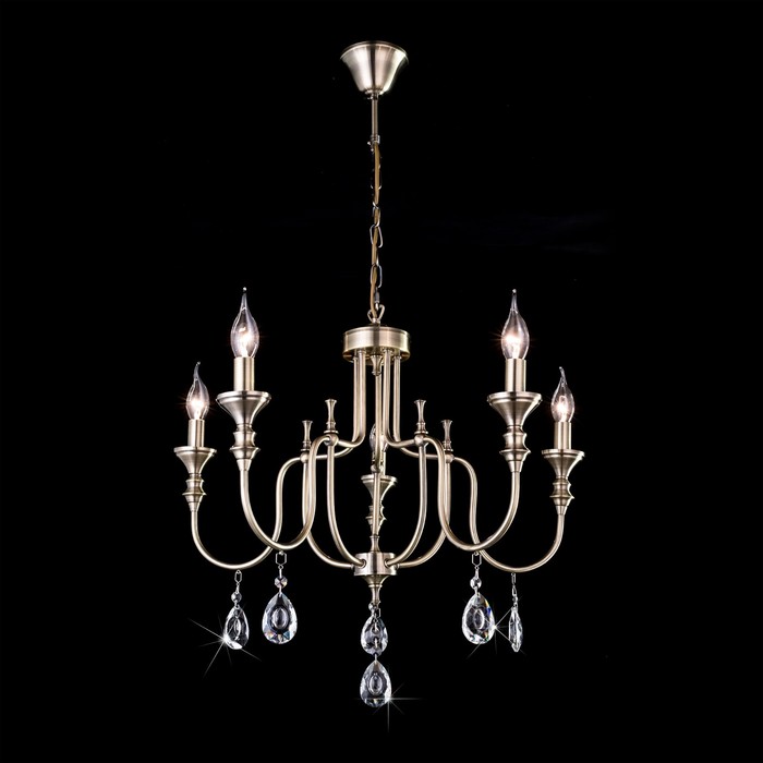 Люстра "Кампана" 5x60Вт Е14 бронза 34x32,5x13,5см