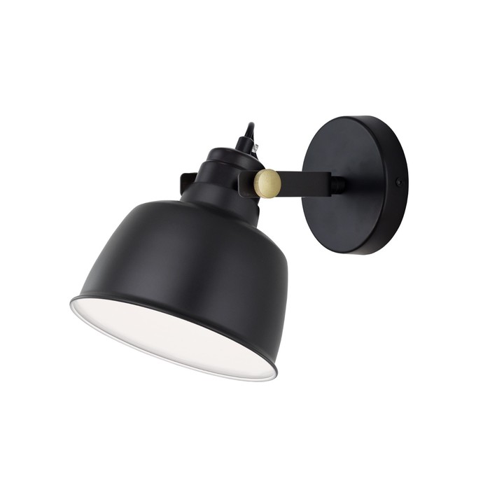 Бра "Витра-1" 1x60Вт E14 черный 26x21,5x21,5см