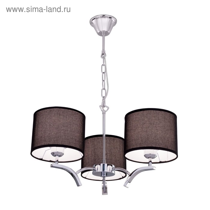 

Люстра «Эдисон», 3x75Вт E27, хром 39x36,5x18 см