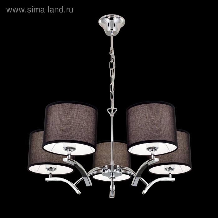 

Люстра «Эдисон» 5x75Вт E27 хром 50,5x50,5x19см