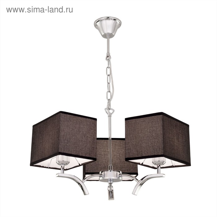 

Люстра «Эдисон», 3x75Вт E27, хром 39x36,5x18 см