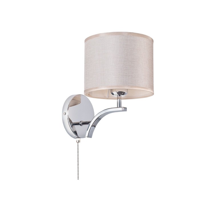 Бра "Эдисон" 1x75Вт E27 хром 14x16x23см