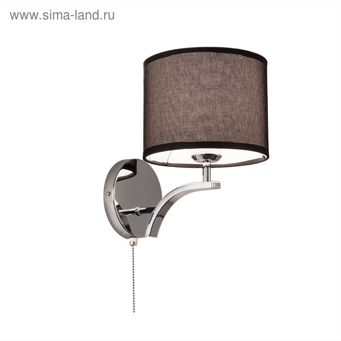 

Бра «Эдисон» 1x75Вт E27 хром 14x16x23см
