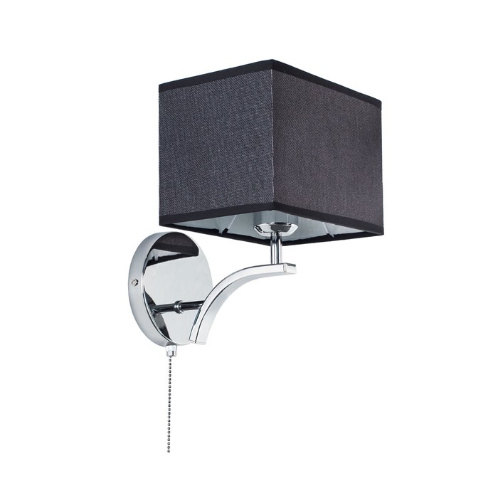 Бра "Эдисон" 1x75Вт E27 хром 14x16x23см