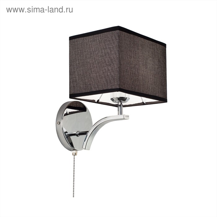 

Бра «Эдисон» 1x75Вт E27 хром 14x16x23см