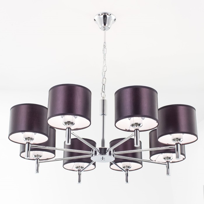 Люстра "Дуглас" 8x75Вт Е27 черная 65x65x150см