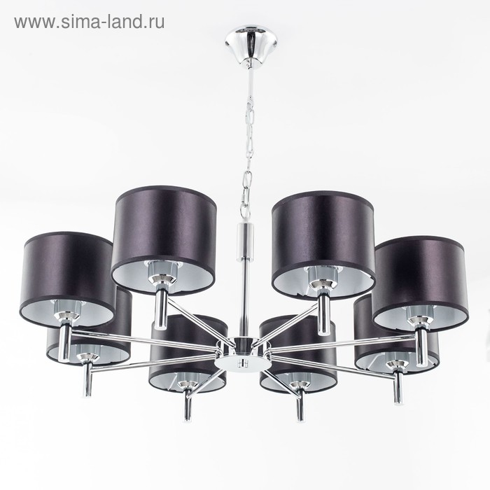 

Люстра «Дуглас» 8x75Вт Е27 черная 65x65x150см