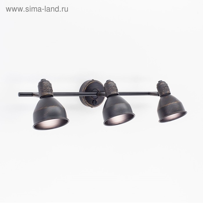 

Светильник «Аврора» 3x60Вт Е14 кофейный 54x20x12см