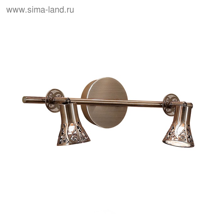 

Светильник «Прованс», 2x50Вт GU10, бронза 14x11x42 см