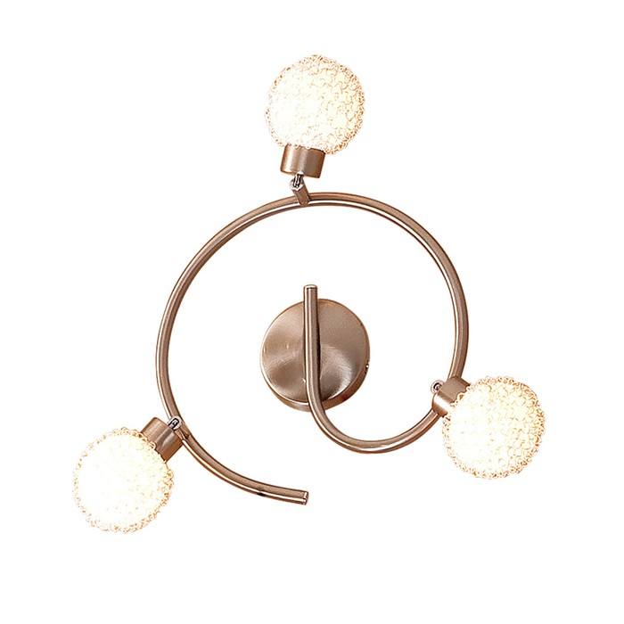 Светильник "Соната" 3x40Вт G9 никель 31x15x31см