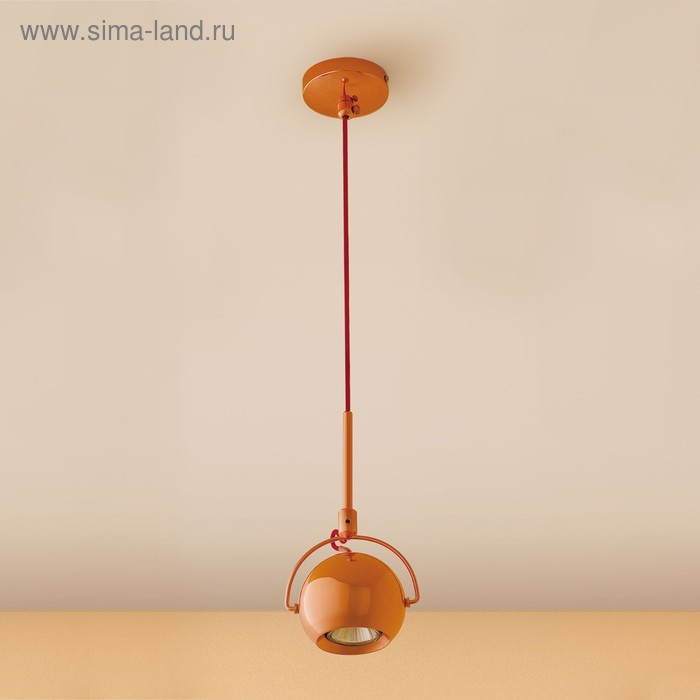 

Светильник «Марс», 1x50Вт GU10, медь, красный 14x11,5x19 см