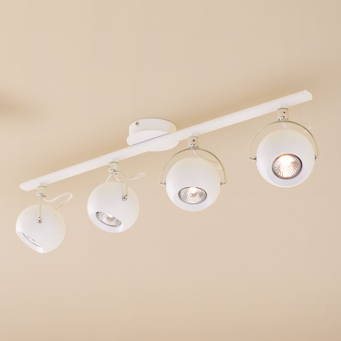 Светильник "Бланка" 4x50Вт GU10 белый 19,5x14x75,5см