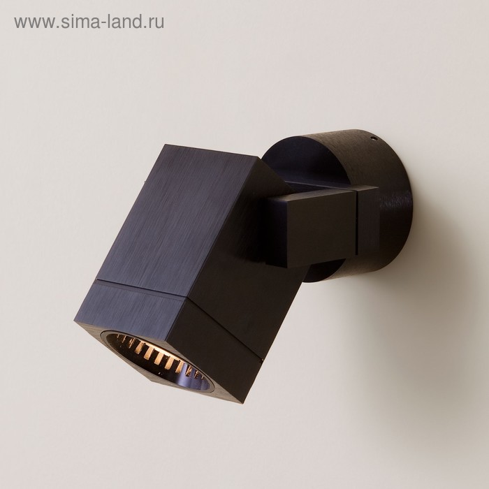 

Светильник «Веймар» 1x50Вт GU10 чёрный 12x10x13см