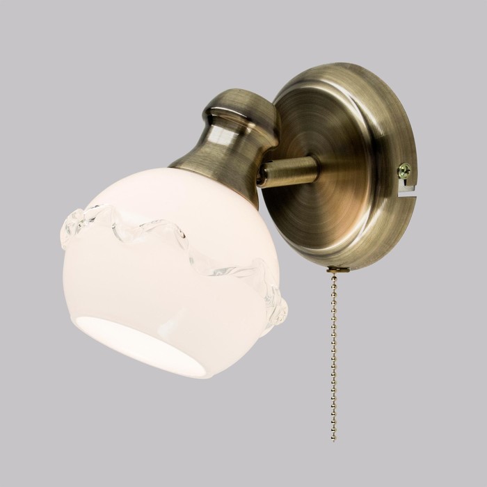 Светильник "Дюрен" 1x60Вт E14 бронза 20,5x12x15,5см