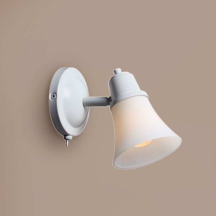 Светильник "Дубль-1" 1x60Вт E14 белый 21,5x12x12см