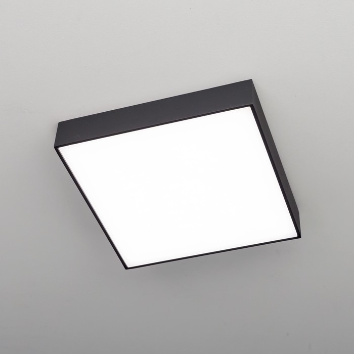 Светильник "Синто" 24Вт LED черный 21x21x4,5см