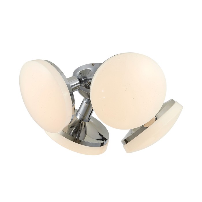 Люстра "Kристалино" 3x12Вт Е27 никель 45x23x22,5см