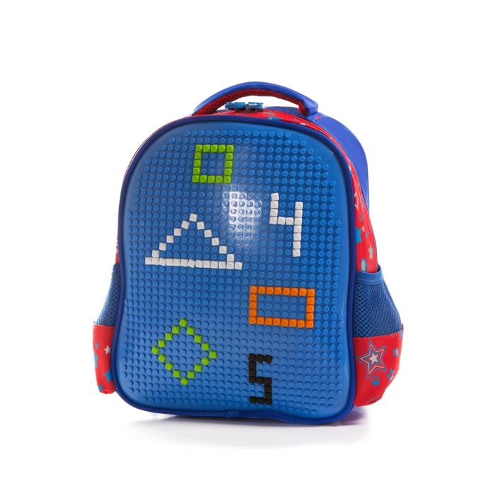 Рюкзак, размер 26х12 см, K07R88804 синий, красный