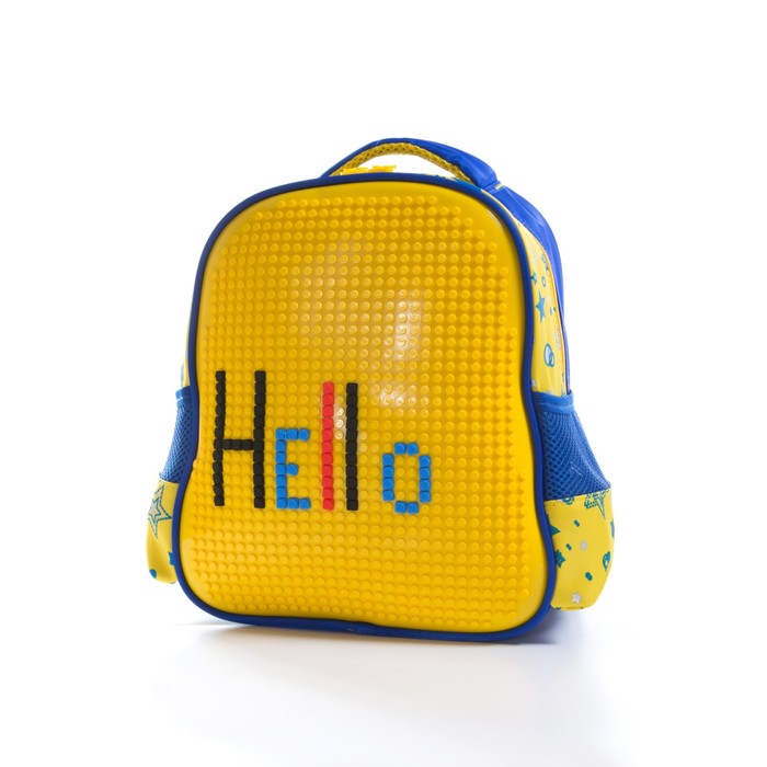 Рюкзак, размер 26х12 см, K07R88808 синий, желтый