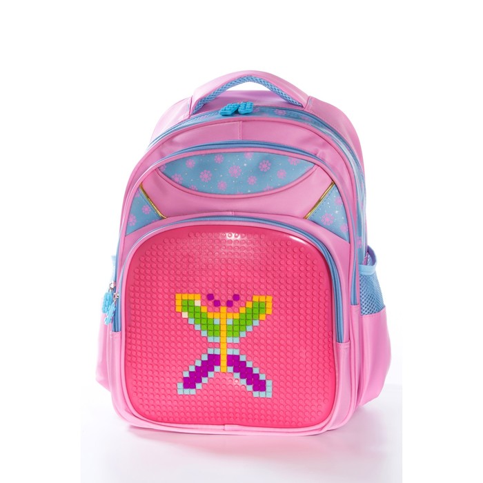 Рюкзак, размер 31х19 см, K07R169801 розовый, голубой