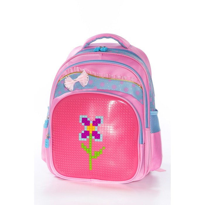 Рюкзак, размер 31х19 см, K07R163801 розовый, голубой